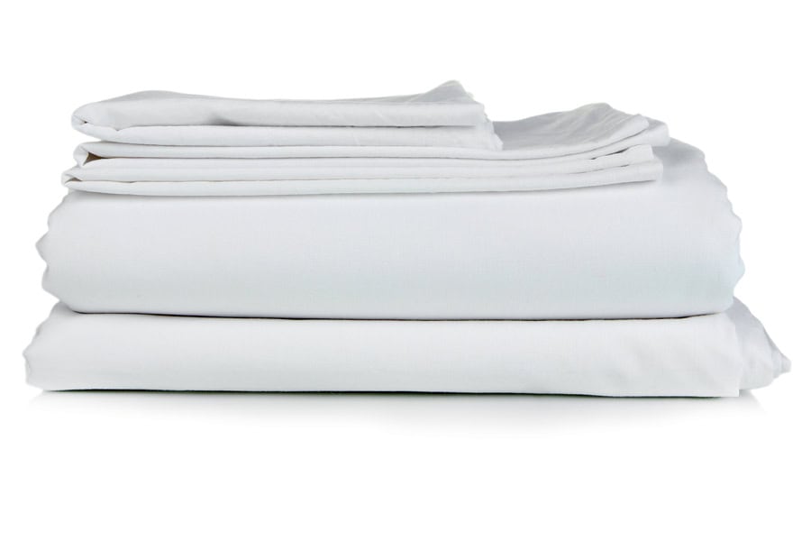 Detail percale sheets